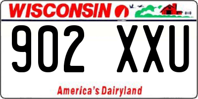 WI license plate 902XXU