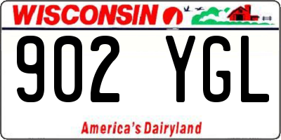WI license plate 902YGL