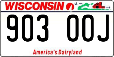 WI license plate 903OOJ