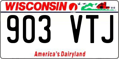 WI license plate 903VTJ