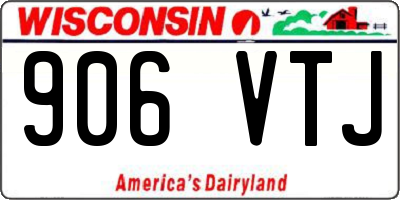 WI license plate 906VTJ
