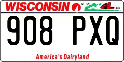WI license plate 908PXQ
