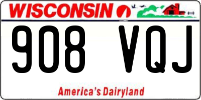 WI license plate 908VQJ