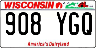 WI license plate 908YGQ