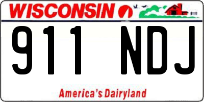 WI license plate 911NDJ