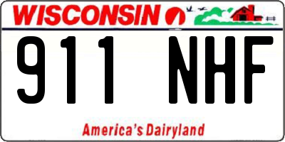 WI license plate 911NHF
