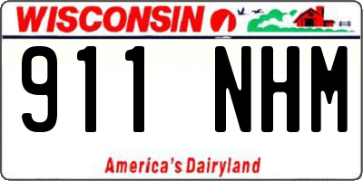 WI license plate 911NHM