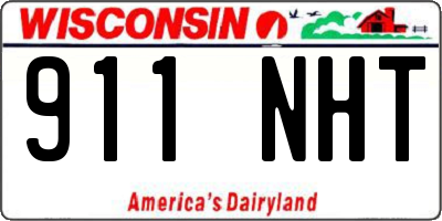 WI license plate 911NHT
