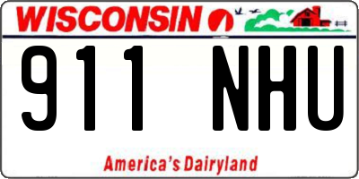 WI license plate 911NHU