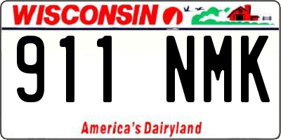 WI license plate 911NMK