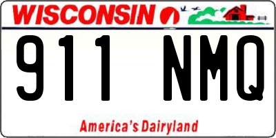 WI license plate 911NMQ