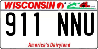 WI license plate 911NNU