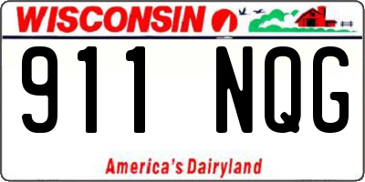 WI license plate 911NQG