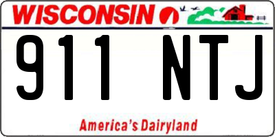 WI license plate 911NTJ