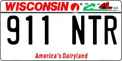 WI license plate 911NTR