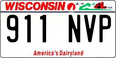 WI license plate 911NVP