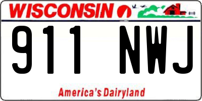 WI license plate 911NWJ