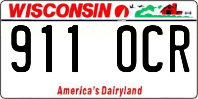 WI license plate 911OCR