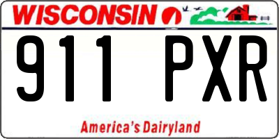 WI license plate 911PXR