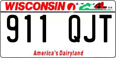 WI license plate 911QJT