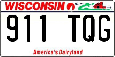 WI license plate 911TQG