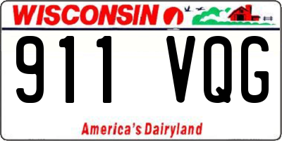 WI license plate 911VQG