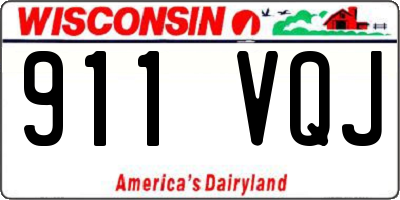 WI license plate 911VQJ