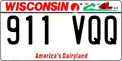WI license plate 911VQQ