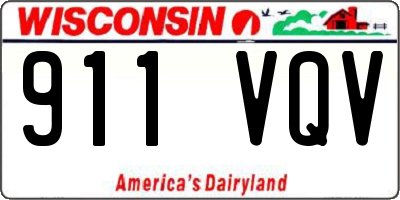 WI license plate 911VQV