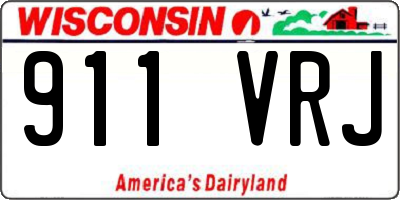 WI license plate 911VRJ