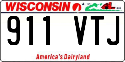 WI license plate 911VTJ
