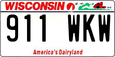 WI license plate 911WKW