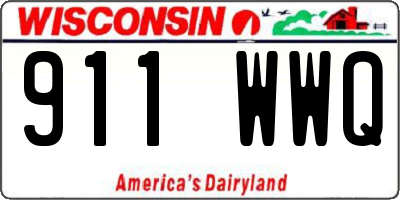 WI license plate 911WWQ