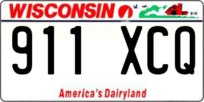 WI license plate 911XCQ