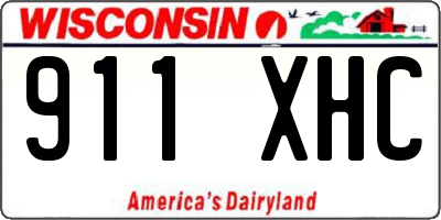 WI license plate 911XHC