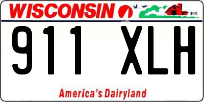 WI license plate 911XLH