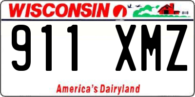 WI license plate 911XMZ