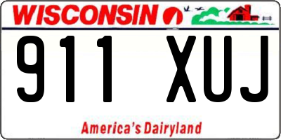 WI license plate 911XUJ