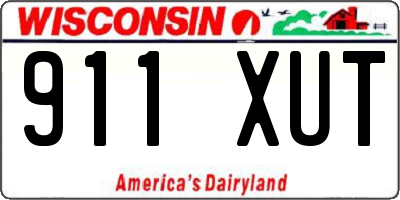 WI license plate 911XUT