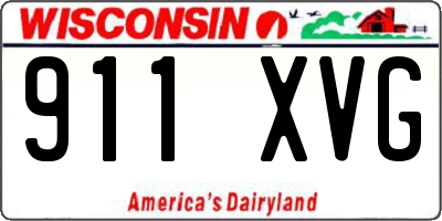 WI license plate 911XVG