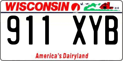 WI license plate 911XYB