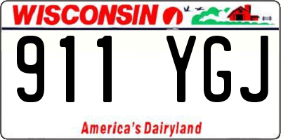 WI license plate 911YGJ