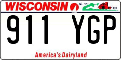 WI license plate 911YGP