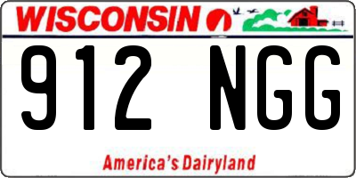 WI license plate 912NGG