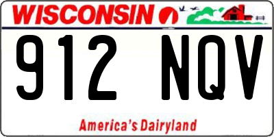 WI license plate 912NQV