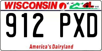 WI license plate 912PXD