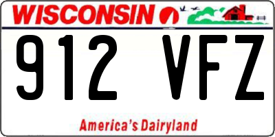 WI license plate 912VFZ