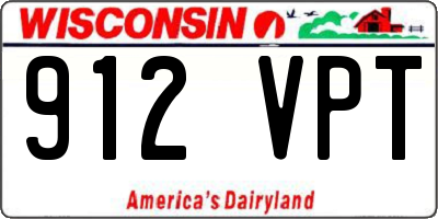 WI license plate 912VPT