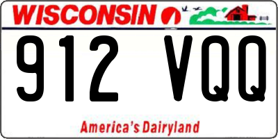 WI license plate 912VQQ