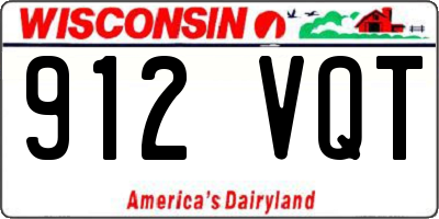 WI license plate 912VQT